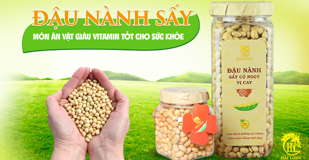 Đậu nành sấy – Món ăn vặt giàu giàu vitamin tốt cho sức khỏe