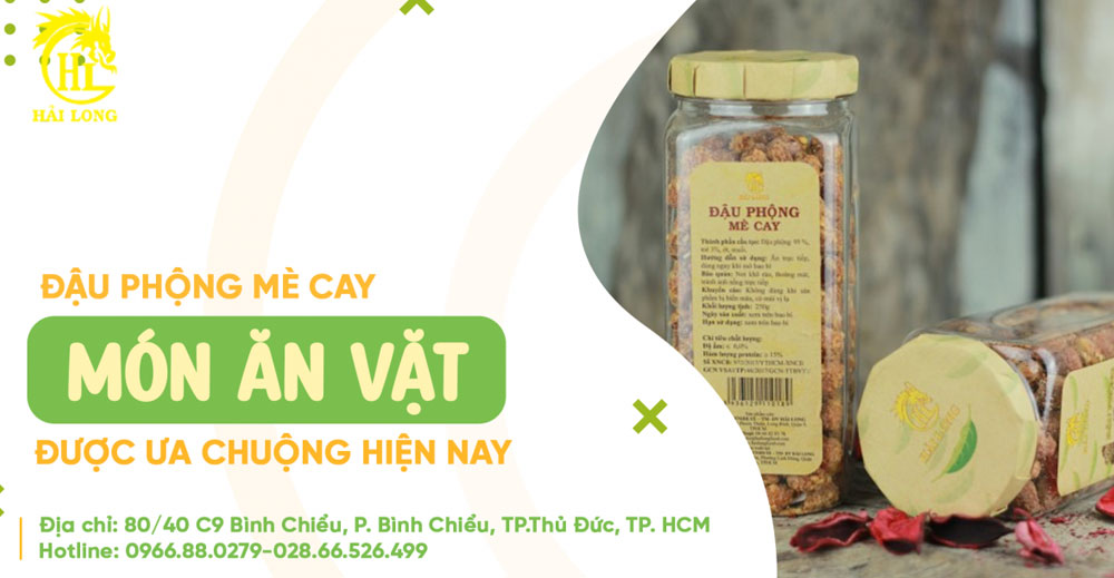 Đậu phộng mè cay – món ăn vặt được ưa chuộng hiện nay